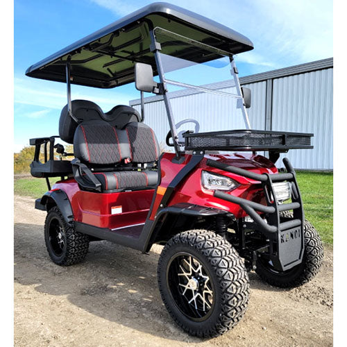 48V Electric Golf Cart 4 Seater Lifted Renegade Edition Utility Golf UTV Compare To Coleman Kandi 4p - Blue