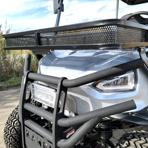 48V Electric Golf Cart 4 Seater Lifted Renegade Edition Utility Golf UTV - Silver