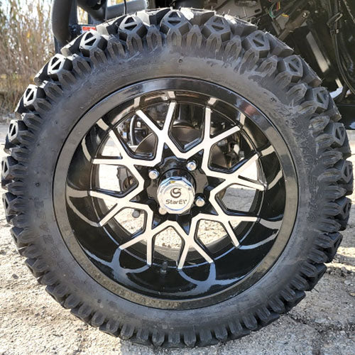 48V Electric Golf Cart 4 Seater Lifted Renegade Edition Utility Golf UTV Compare To Coleman Kandi 4p - Blue