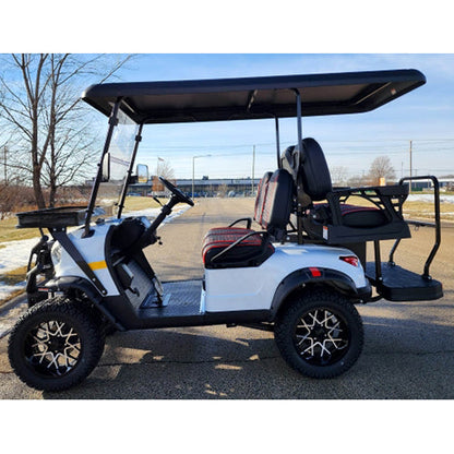 48V Electric Golf Cart 4 Seater Lifted Renegade Edition Utility Golf UTV Compare To Coleman Kandi 4p - Red