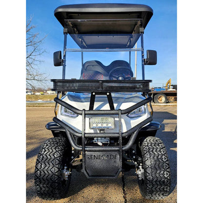 48V Electric Golf Cart 4 Seater Lifted Renegade Edition Utility Golf UTV Compare To Coleman Kandi 4p - Blue