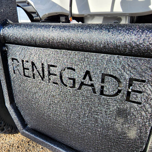 48V Electric Golf Cart 4 Seater Lifted Renegade Edition Utility Golf UTV Compare To Coleman Kandi 4p - Red