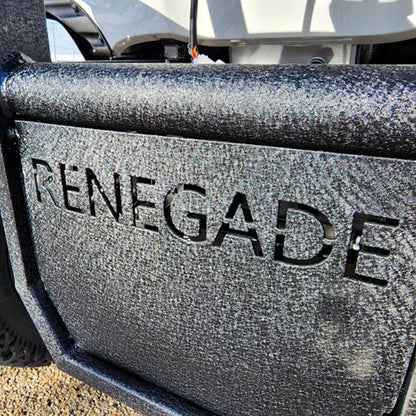 48V Electric Golf Cart 4 Seater Lifted Renegade Edition Utility Golf UTV Compare To Coleman Kandi 4p - Blue