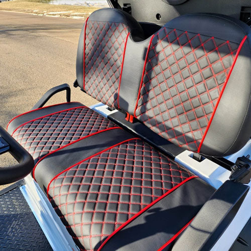 48V Electric Golf Cart 4 Seater Lifted Renegade Edition Utility Golf UTV Compare To Coleman Kandi 4p - Blue