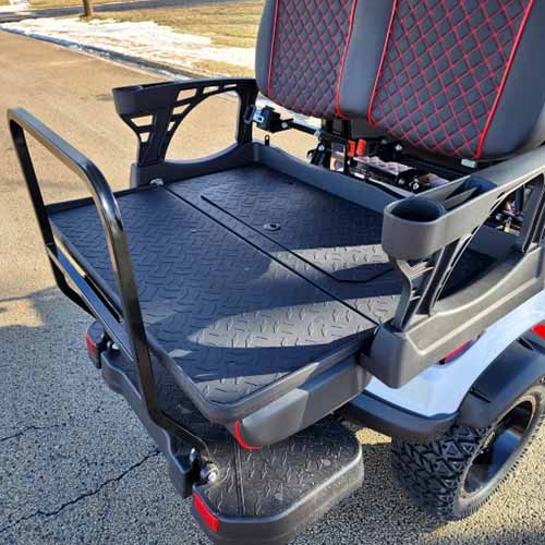 48V Electric Golf Cart 4 Seater Lifted Renegade Edition Utility Golf UTV Compare To Coleman Kandi 4p - White