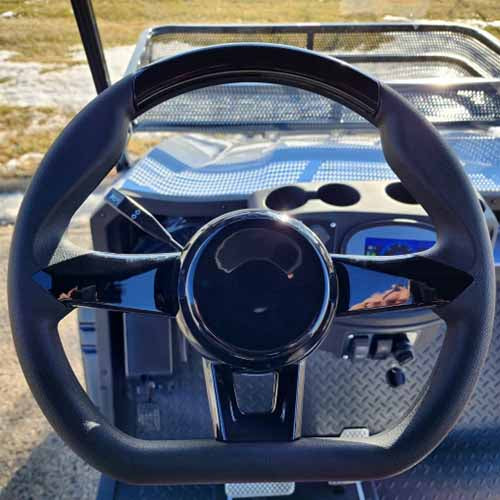 48V Electric Golf Cart 4 Seater Lifted Renegade Edition Utility Golf UTV Compare To Coleman Kandi 4p - White