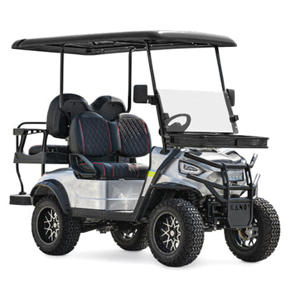 48V Electric Golf Cart 4 Seater Lifted Renegade Edition Utility Golf UTV Compare To Coleman Kandi 4p - Red
