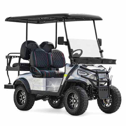 48V Electric Golf Cart 4 Seater Lifted Renegade Edition Utility Golf UTV Compare To Coleman Kandi 4p - White