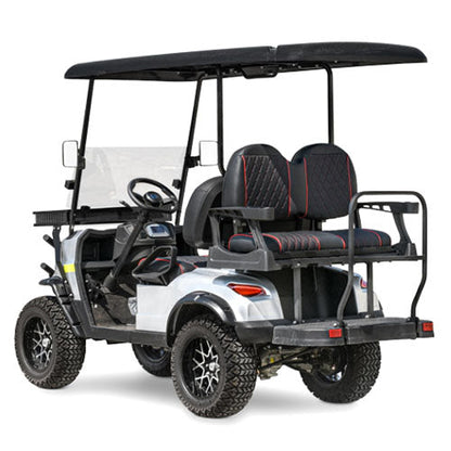 48V Electric Golf Cart 4 Seater Lifted Renegade Edition Utility Golf UTV Compare To Coleman Kandi 4p - Blue