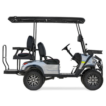 48V Electric Golf Cart 4 Seater Lifted Renegade Edition Utility Golf UTV Compare To Coleman Kandi 4p - Blue