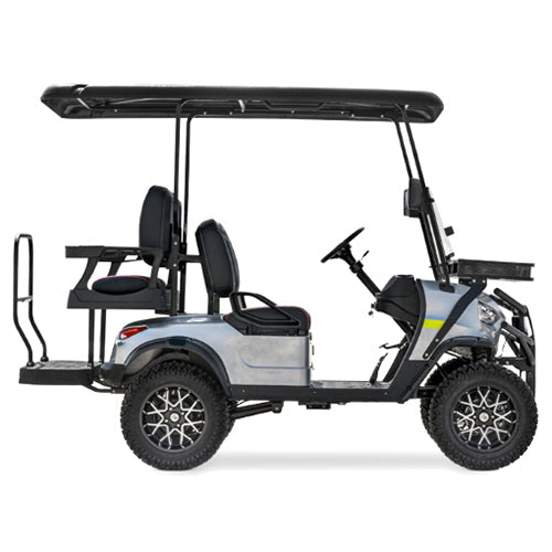 48V Electric Golf Cart 4 Seater Lifted Renegade Edition Utility Golf UTV Compare To Coleman Kandi 4p - Red