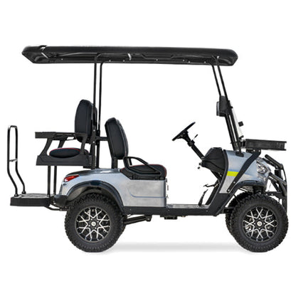 48V Electric Golf Cart 4 Seater Lifted Renegade Edition Utility Golf UTV Compare To Coleman Kandi 4p - Red