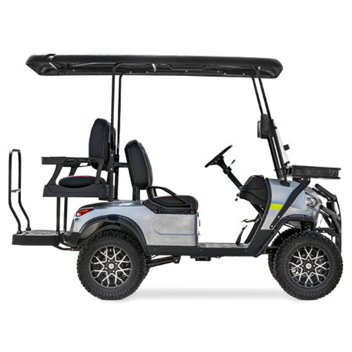 48V Electric Golf Cart 4 Seater Lifted Renegade Edition Utility Golf UTV Compare To Coleman Kandi 4p - Blue