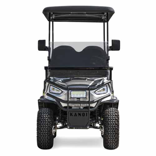 48V Electric Golf Cart 4 Seater Lifted Renegade Edition Utility Golf UTV Compare To Coleman Kandi 4p - White