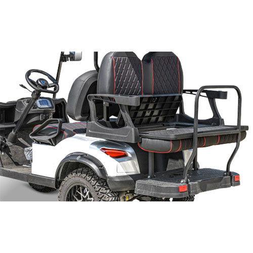 48V Electric Golf Cart 4 Seater Lifted Renegade Edition Utility Golf UTV Compare To Coleman Kandi 4p - Blue