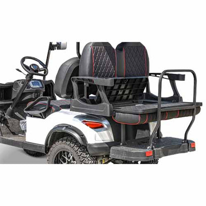 48V Electric Golf Cart 4 Seater Lifted Renegade Edition Utility Golf UTV Compare To Coleman Kandi 4p - White