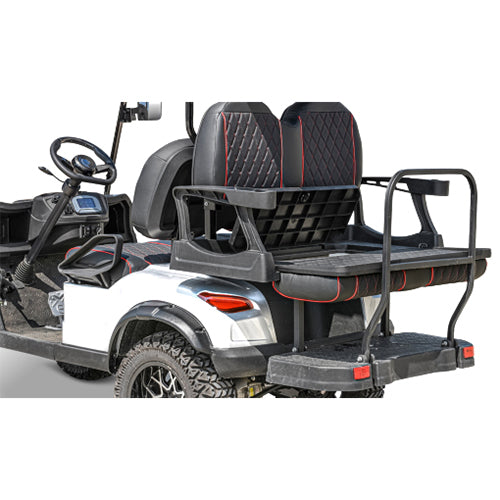 48V Electric Golf Cart 4 Seater Lifted Renegade Edition Utility Golf UTV Compare To Coleman Kandi 4p - Red
