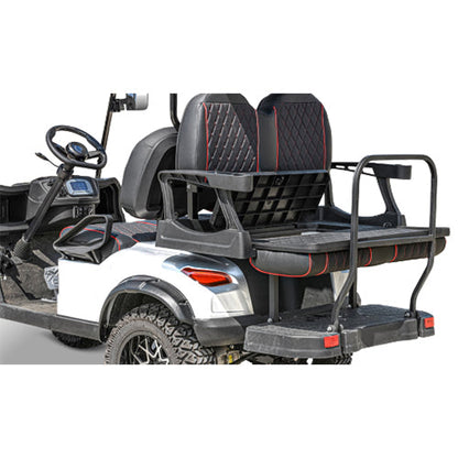 48V Electric Golf Cart 4 Seater Lifted Renegade Edition Utility Golf UTV Compare To Coleman Kandi 4p - Red