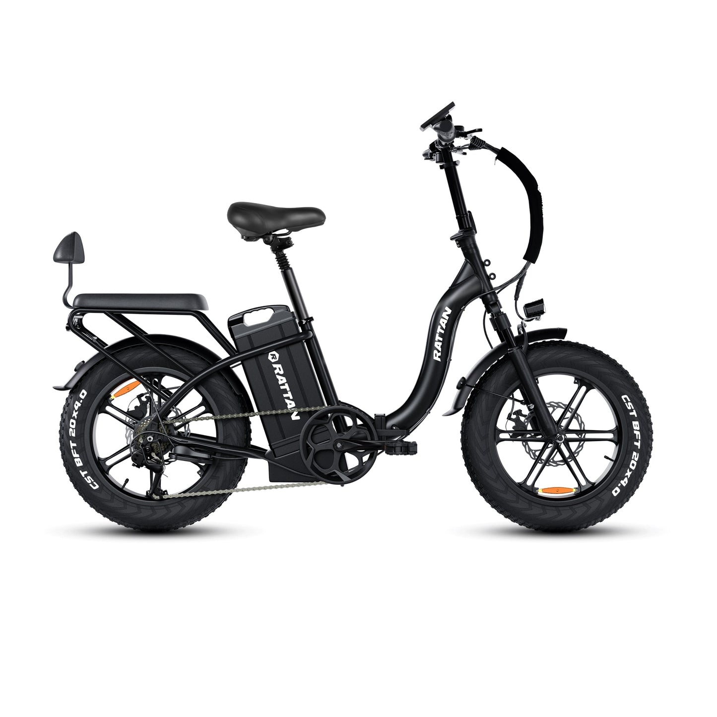 Rattan LF ULTRA 1000W 48V 40.5Ah Brushless Gear Hub Motor Full Suspension Fat Tire 4.0 Foldable 2-Seater Step-Through Electric Bike with Hydraulic Brakes and Max Range of 120 Miles! - 100% Financing Available! - Coming May 2026