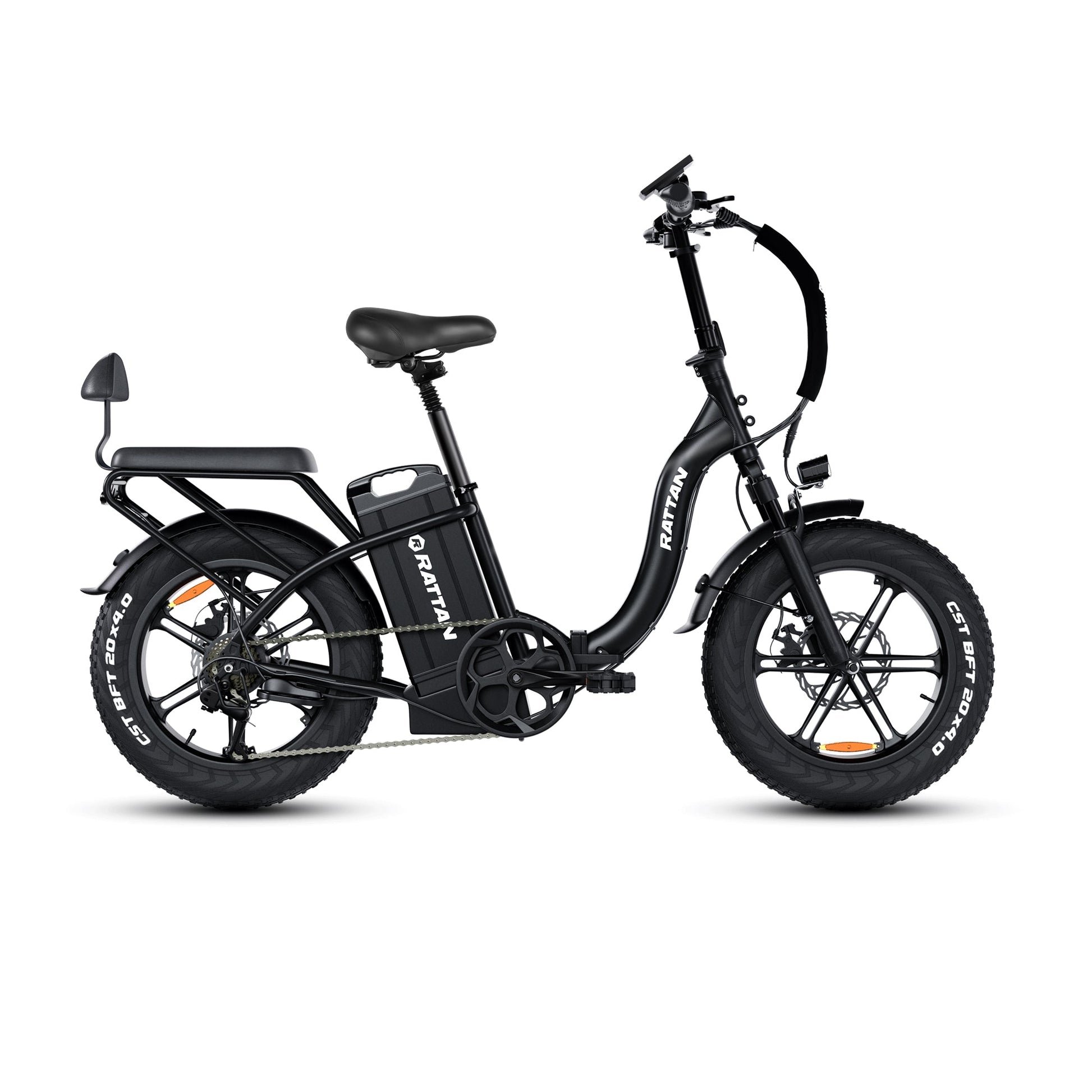 Rattan LF ULTRA 1000W 48V 40.5Ah Brushless Gear Hub Motor Full Suspension Fat Tire 4.0 Foldable 2-Seater Step-Through Electric Bike with Hydraulic Brakes and Max Range of 120 Miles! - 100% Financing Available! - Coming May 2026