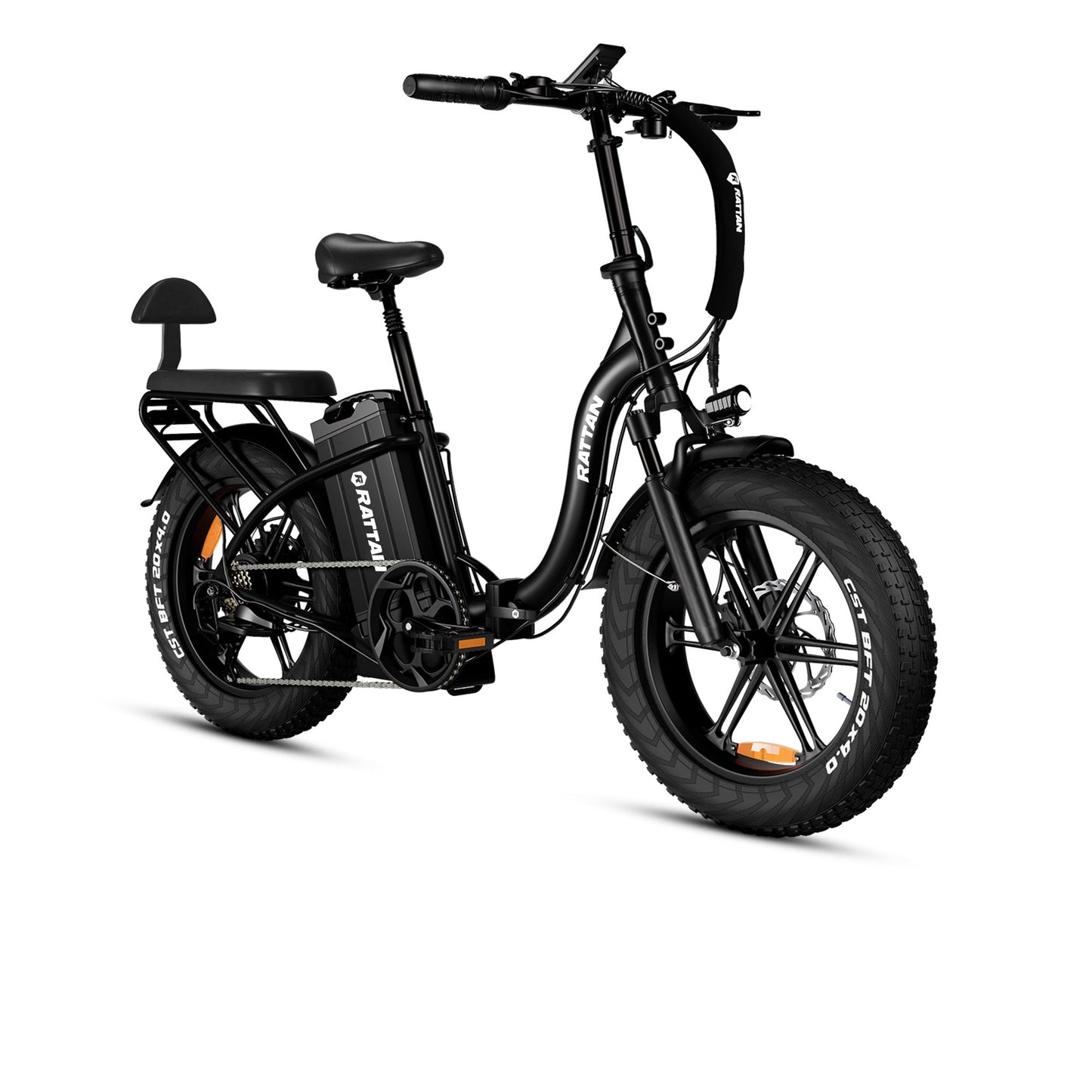 Rattan LF ULTRA 1000W 48V 40.5Ah Brushless Gear Hub Motor Full Suspension Fat Tire 4.0 Foldable 2-Seater Step-Through Electric Bike with Hydraulic Brakes and Max Range of 120 Miles! - 100% Financing Available! - Coming May 2026
