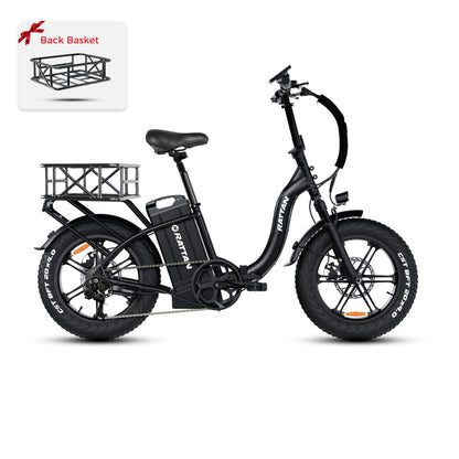 Rattan LF ULTRA 1000W 48V 40.5Ah Brushless Gear Hub Motor Full Suspension Fat Tire 4.0 Foldable 2-Seater Step-Through Electric Bike with Hydraulic Brakes and Max Range of 120 Miles! - 100% Financing Available! - Coming May 2026