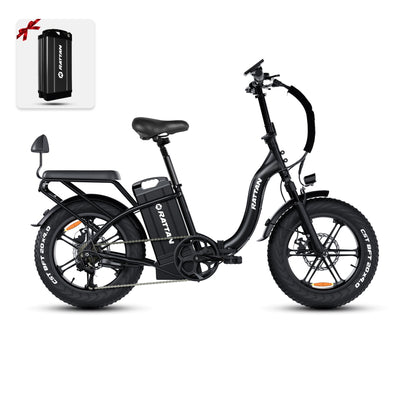 Rattan LF ULTRA 1000W 48V 40.5Ah Brushless Gear Hub Motor Full Suspension Fat Tire 4.0 Foldable 2-Seater Step-Through Electric Bike with Hydraulic Brakes and Max Range of 120 Miles! - 100% Financing Available! - Coming May 2026