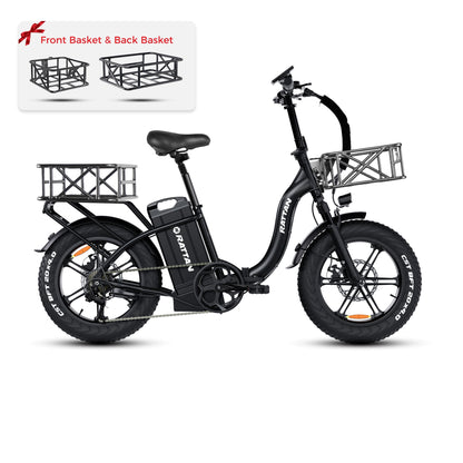 Rattan LF ULTRA 1000W 48V 40.5Ah Brushless Gear Hub Motor Full Suspension Fat Tire 4.0 Foldable 2-Seater Step-Through Electric Bike with Hydraulic Brakes and Max Range of 120 Miles! - 100% Financing Available! - Coming May 2026