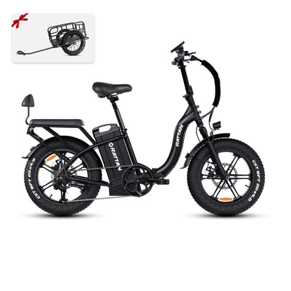 Rattan LF ULTRA 1000W 48V 40.5Ah Brushless Gear Hub Motor Full Suspension Fat Tire 4.0 Foldable 2-Seater Step-Through Electric Bike with Hydraulic Brakes and Max Range of 120 Miles! - 100% Financing Available! - Coming May 2026