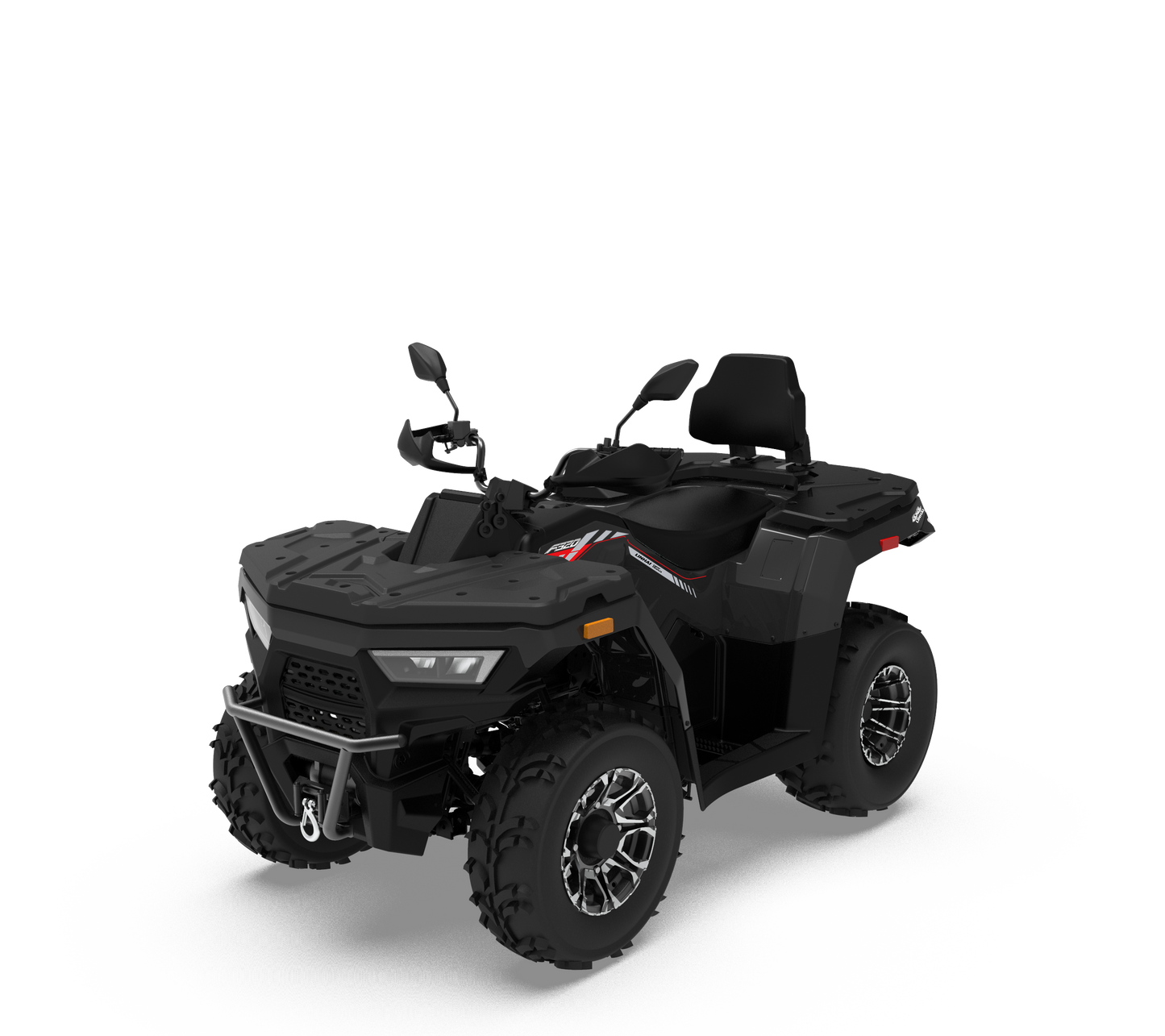 RPS Muscle 300 Deluxe 4X4 Utility ATV with Winch, Blue Tooth speakers and Battery included. Shaft Drive, 22hp