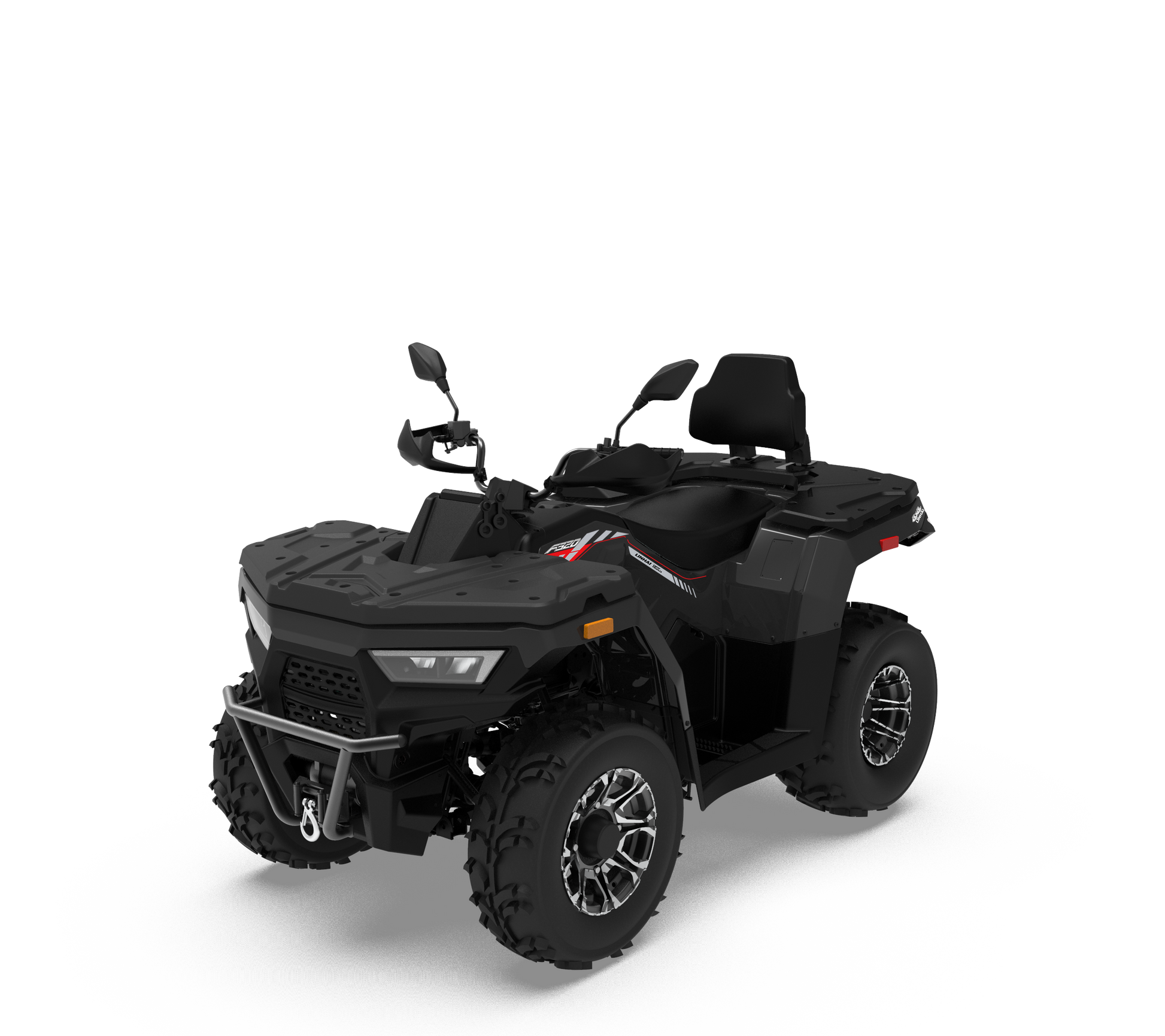 RPS Muscle 300 Deluxe 4X4 Utility ATV with Winch, Blue Tooth speakers and Battery included. Shaft Drive, 22hp