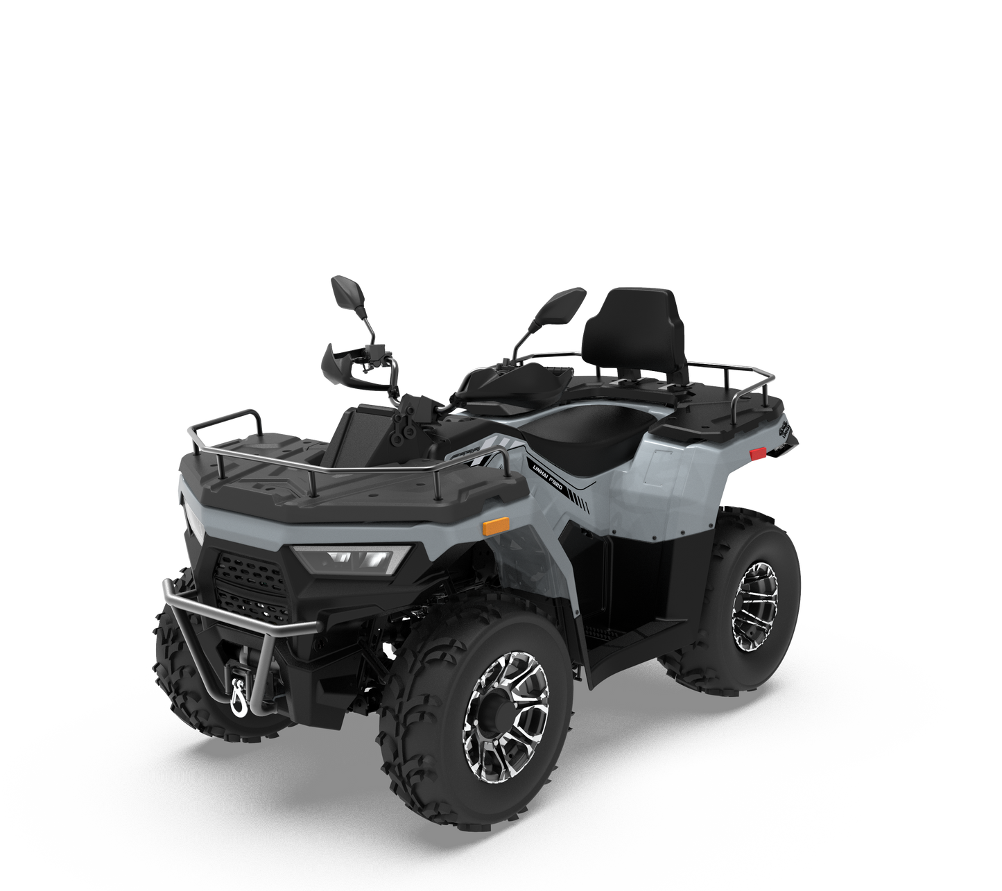 RPS Muscle 300 Deluxe 4X4 Utility ATV with Winch, Blue Tooth speakers and Battery included. Shaft Drive, 22hp