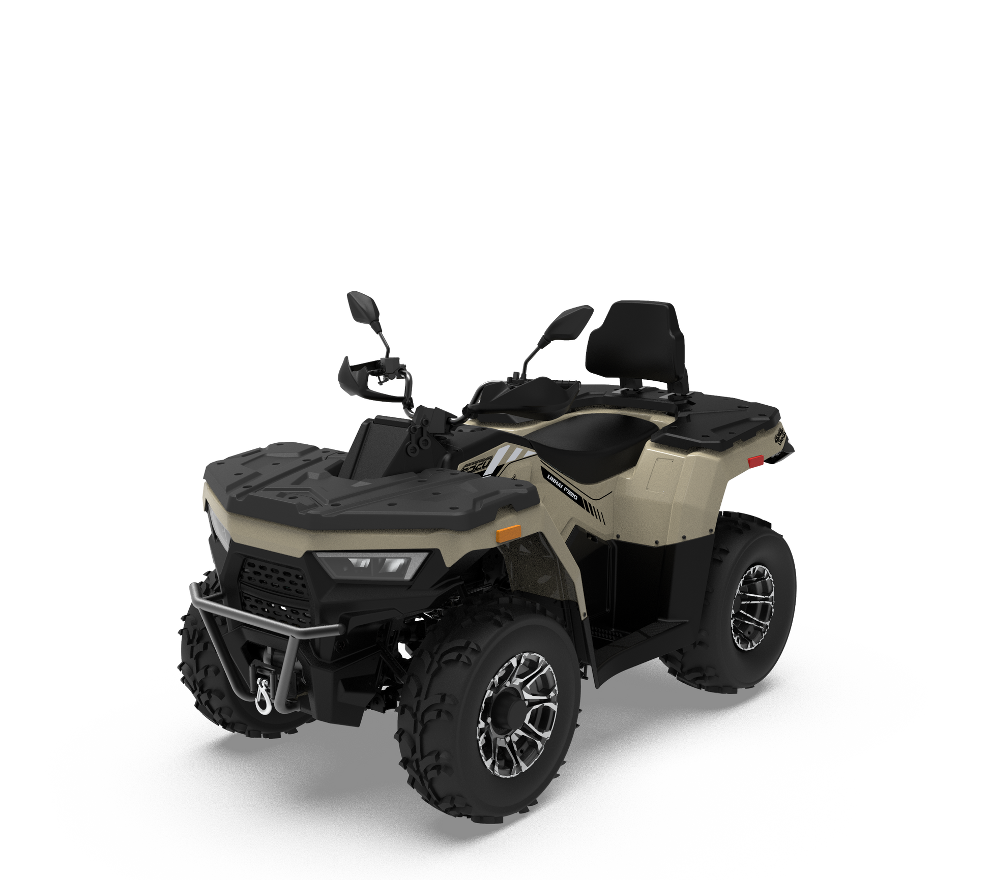 RPS Muscle 300 Deluxe 4X4 Utility ATV with Winch, Blue Tooth speakers and Battery included. Shaft Drive, 22hp