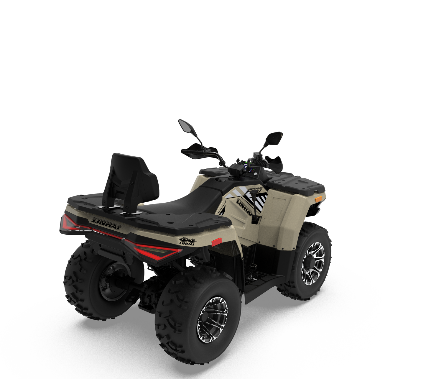 RPS Muscle 300 Deluxe 4X4 Utility ATV with Winch, Blue Tooth speakers and Battery included. Shaft Drive, 22hp