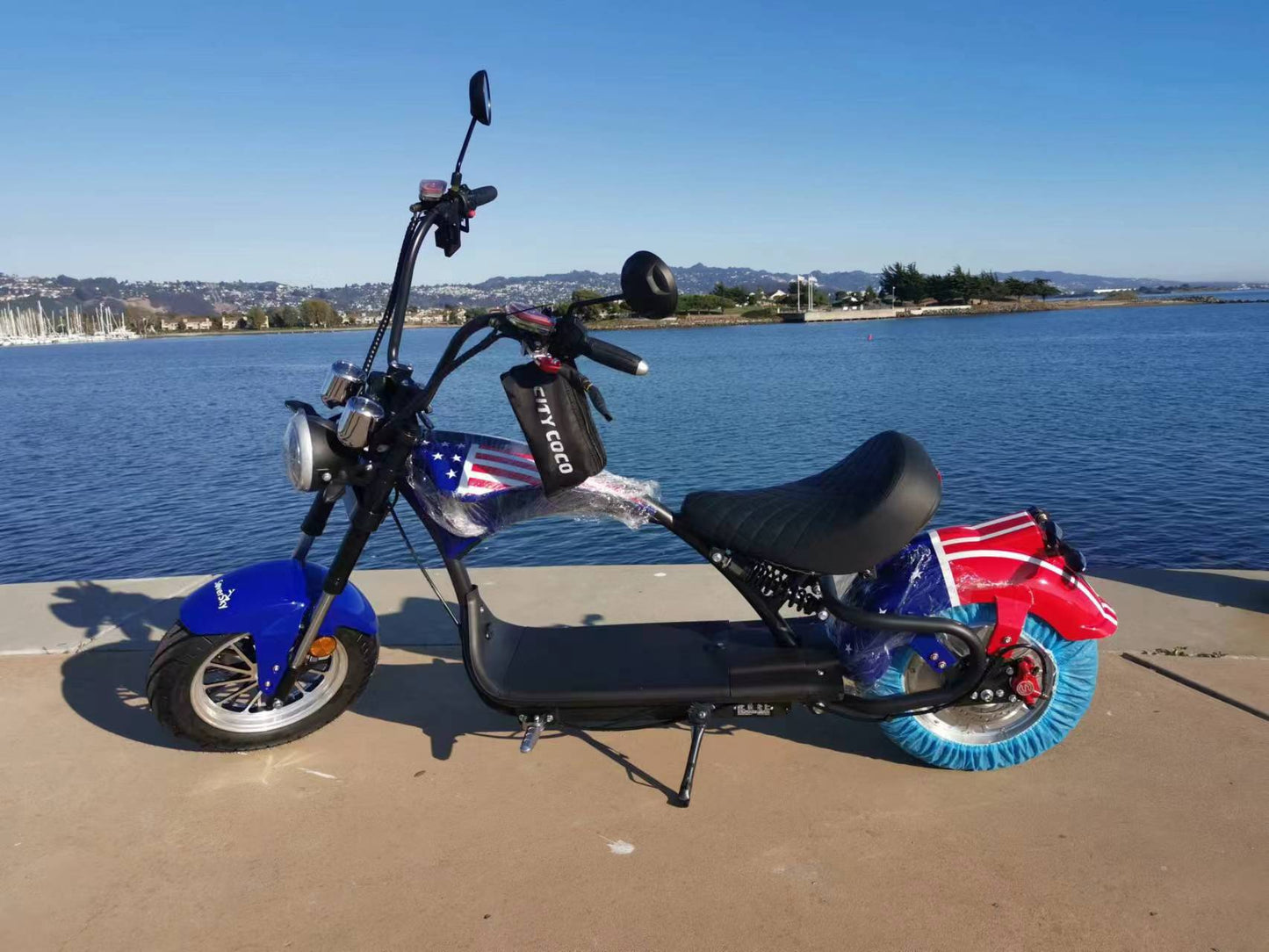 SoverSky | M3P Fat Tire Chopper Scooter | 3000W 60V 30Ah