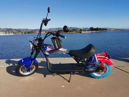 SoverSky | M3P Fat Tire Chopper Scooter | 3000W 60V 30Ah
