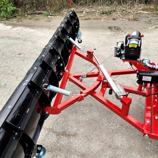 650cc Mammoth Comrade 4x4 UTV With Tuff Lift 84" Sidekick Snow Plow Hydraulic Up/Down L/R
