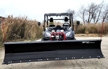 650cc Mammoth Comrade 4x4 UTV With Tuff Lift 84" Sidekick Snow Plow Hydraulic Up/Down L/R