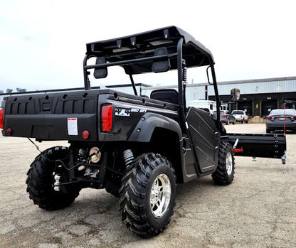 650cc Mammoth Comrade 4x4 UTV With Tuff Lift 84" Sidekick Snow Plow Hydraulic Up/Down L/R