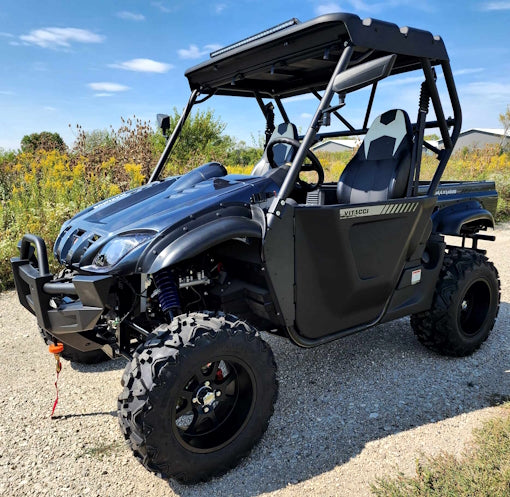 800cc Comrade Maximus 4x4 UTV 2 Seater Golf Cart Utility Vehicle EFI W/Dump - MAXIMUS 800CC - RED