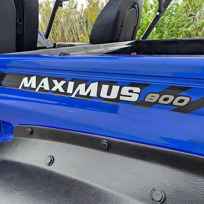 800cc Comrade Maximus 4x4 UTV 2 Seater Golf Cart Utility Vehicle EFI W/Dump & Plow - MAXIMUS 800CC - RED