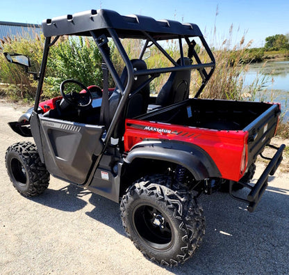 800cc Comrade Maximus 4x4 UTV 2 Seater Golf Cart Utility Vehicle EFI W/Dump - MAXIMUS 800CC - RED