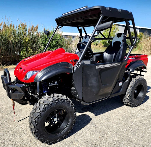 800cc Comrade Maximus 4x4 UTV 2 Seater Golf Cart Utility Vehicle EFI W/Dump - MAXIMUS 800CC - RED