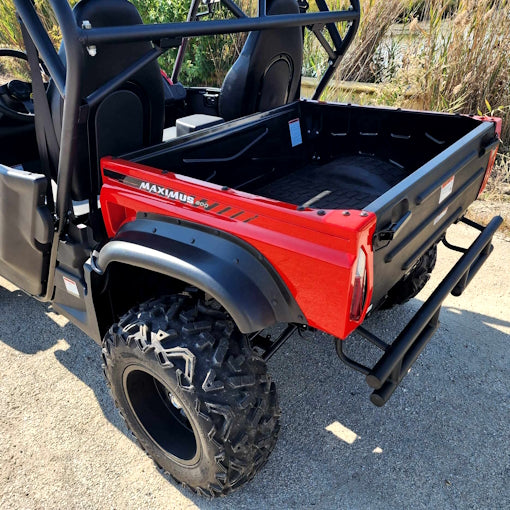 800cc Comrade Maximus 4x4 UTV 2 Seater Golf Cart Utility Vehicle EFI W/Dump & Plow - MAXIMUS 800CC - RED
