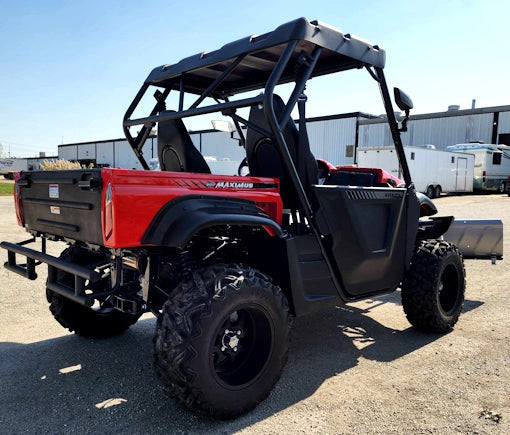 800cc Comrade Maximus 4x4 UTV 2 Seater Golf Cart Utility Vehicle EFI W/Dump & Plow - MAXIMUS 800CC - RED