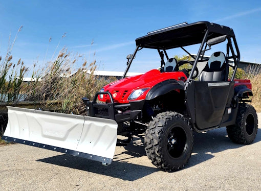 800cc Comrade Maximus 4x4 UTV 2 Seater Golf Cart Utility Vehicle EFI W/Dump & Plow - MAXIMUS 800CC - RED