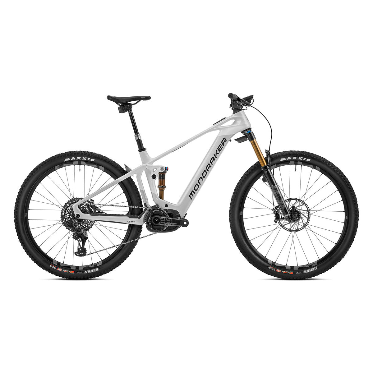 Mondraker Crafty Carbon RR SL Electric Mountain Bike - Silver/White (Enduro/All-Mountain e-MTB)