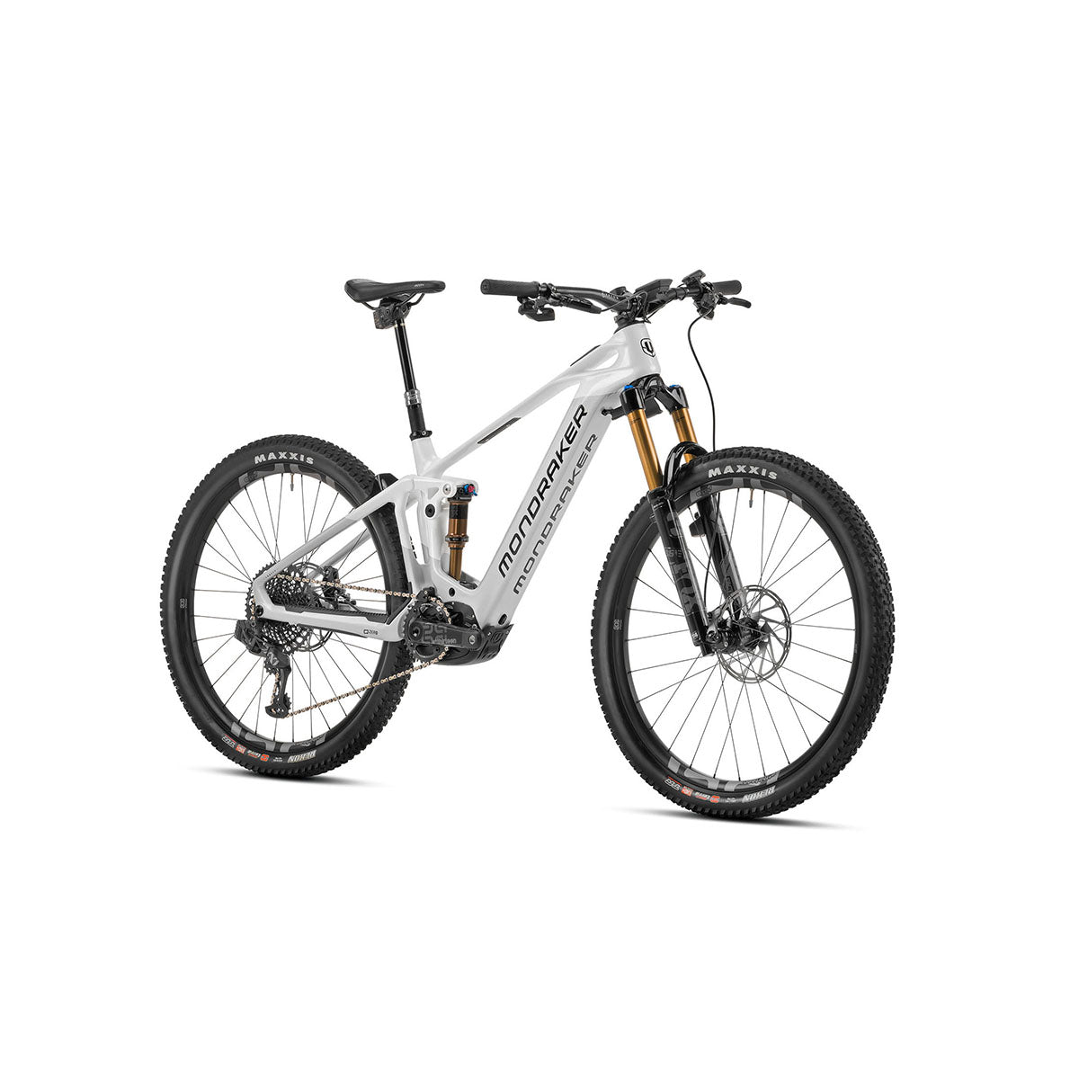 Mondraker Crafty Carbon RR SL Electric Mountain Bike - Silver/White (Enduro/All-Mountain e-MTB)