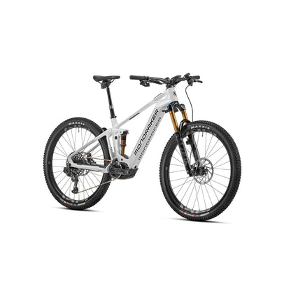 Mondraker Crafty Carbon RR SL Electric Mountain Bike - Silver/White (Enduro/All-Mountain e-MTB)