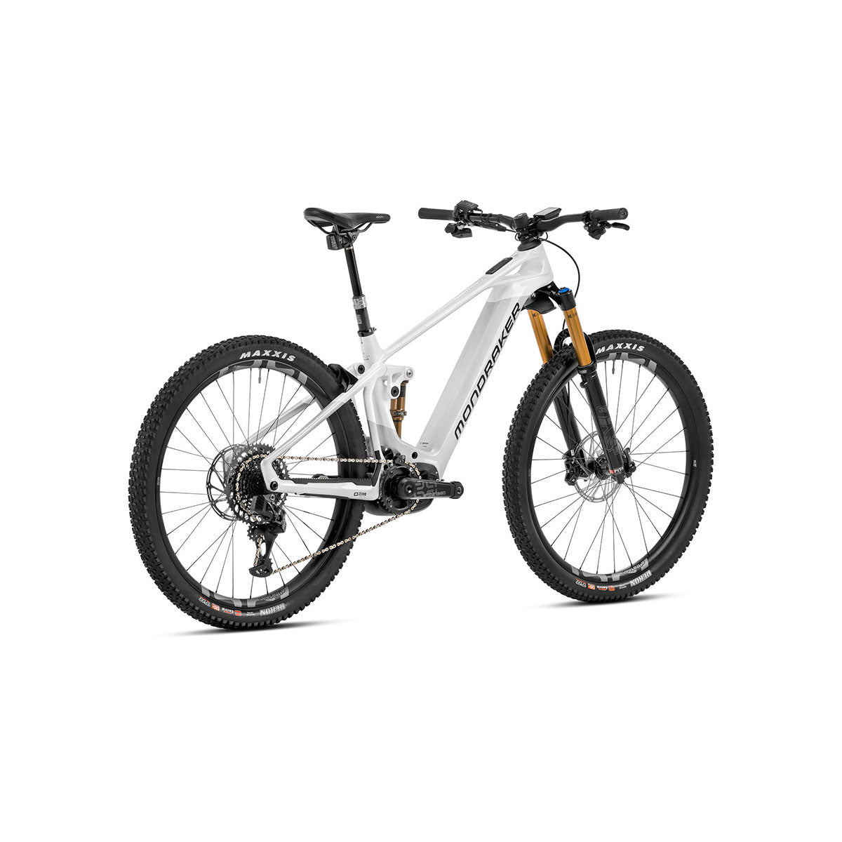 Mondraker Crafty Carbon RR SL Electric Mountain Bike - Silver/White (Enduro/All-Mountain e-MTB)